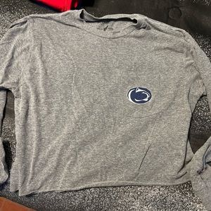 Penn state crop long sleeve